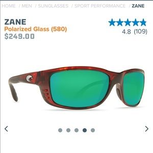 ZANE Costa Del Mar shades. New.